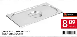 Transgourmet Quality gn flachdeckel 1/3 Angebot