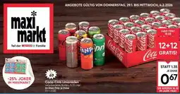 Maximarkt Coca-Cola Limonaden Angebot