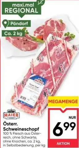Maximarkt Österr. Schweineschopf Angebot