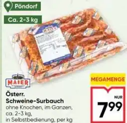 Maximarkt Österr. Schweine-Surbauch Angebot