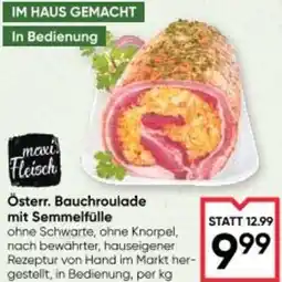 Maximarkt Österr. Bauchroulade mit Semmelfülle Angebot