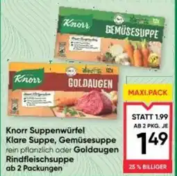 Maximarkt Suppenwürfel Klare Suppe, Gemüsesuppe Angebot