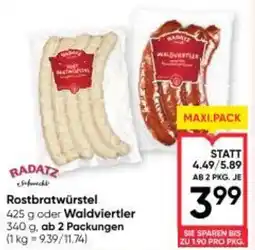 Maximarkt Rostbratwürstel Angebot