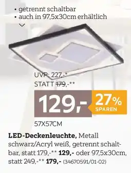 XXXLutz Led deckenleuchte Angebot