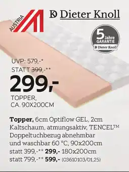 XXXLutz Dieter knoll topper Angebot