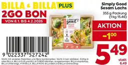 Billa Simply Good Sesam Lachs Angebot