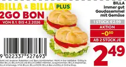 Billa BILLA immer gut Goudasemmel mit Gemüse Angebot