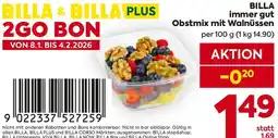 Billa BILLA immer gut Obstmix mit Walnüssen Angebot