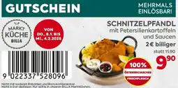Billa Schnitzelpfandl Angebot