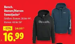 Lidl Damen/Herren Sweatjacke Angebot