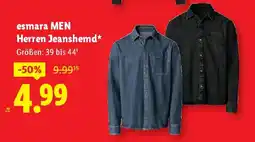 Lidl Herren Jeanshemd Angebot