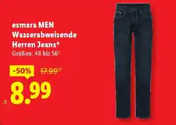 Lidl Wasserabweisende Herren Jeans Angebot