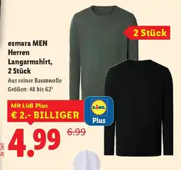 Lidl Herren Langarmshirt, Angebot