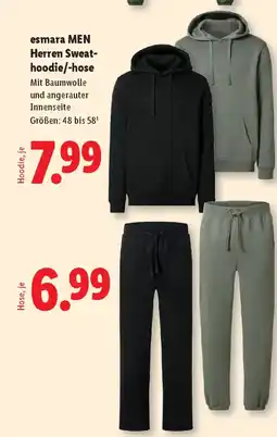 Lidl Herren Sweat hoodie hose Angebot