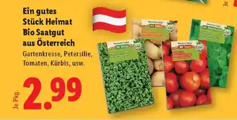 Lidl Ein gutes Stück Heimat Bio Saatgut Angebot
