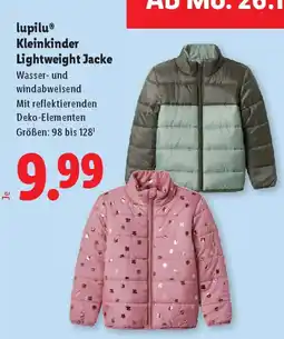 Lidl Kleinkinder Lightweight Jacke Angebot