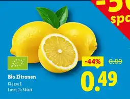 Lidl Bio Zitronen Angebot