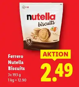 Lidl Nutella Biscuits Angebot