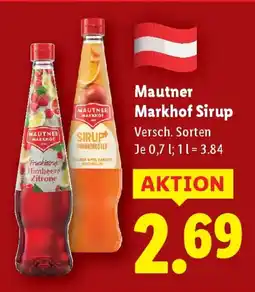 Lidl Markhof Sirup Angebot
