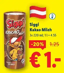 Lidl Kakao Milch Angebot