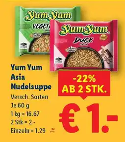 Lidl Asia Nudelsuppe Angebot