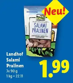 Lidl Salami Pralinen Angebot