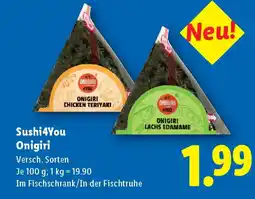 Lidl Sushi4You Onigiri Angebot