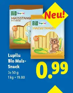 Lidl Bio Mais- Snack Angebot
