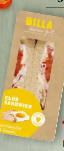 Billa Billa immer gut Sandwich Club Classic Angebot