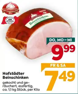 Billa Hofstädter Beinschinken Angebot