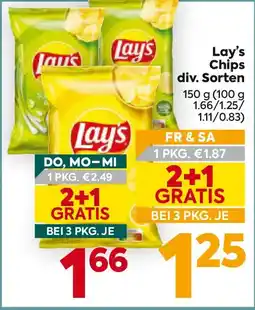 Billa Lays Chips Angebot