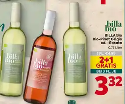 Billa Billa bio bio-pinot grigio od. -rosato Angebot
