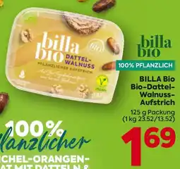Billa Billa bio bio-dattel-walnuss-aufstrich Angebot