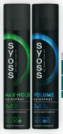 Billa Syoss Haarspray Angebot