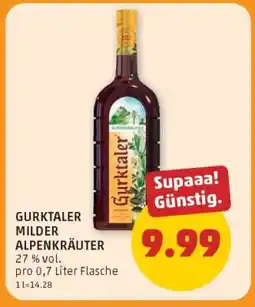 PENNY GURKTALER MILDER ALPENKRÄUTER Angebot