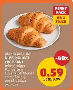 PENNY Nuss-Nougat Croissant Angebot