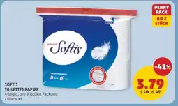 PENNY Softis Toilettenpapier Angebot