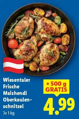 Lidl Frische Maishendl Oberkeulen- schnitzel Angebot