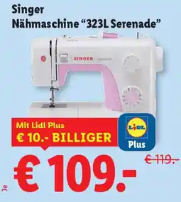 Lidl Nähmaschine 323L Serenade Angebot