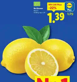 Lidl Bio Zitronen Angebot