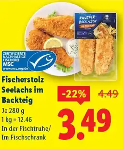 Lidl Fischerstolz Seelachs im Backteig Angebot