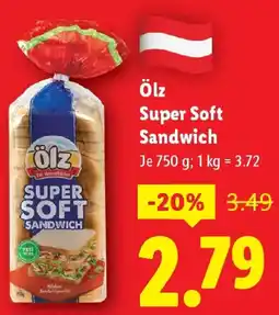 Lidl Ölz Super Soft Sandwich Angebot