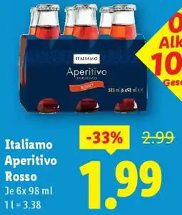 Lidl Italiamo Aperitivo Rosso Angebot
