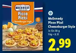 Lidl Picco Pizzi Cheeseburger Style Angebot