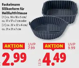 Lidl Fackelmann Silikonform für Heißluftfritteuse Angebot