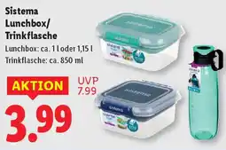Lidl Lunchbox/ Trinkflasche Angebot