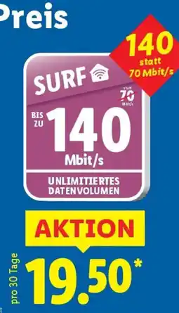 Lidl SURF Angebot
