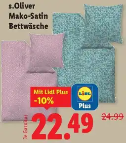 Lidl Mako-Satin Bettwäsche Angebot