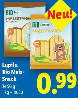 Lidl Bio Mais- Snack Angebot