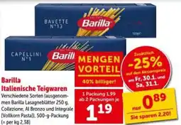 Interspar Italienische Teigwaren Angebot